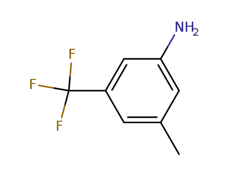 Molecular Structure of 96100-12-8 (3-Methyl-5-trifluoromethylaniline)
