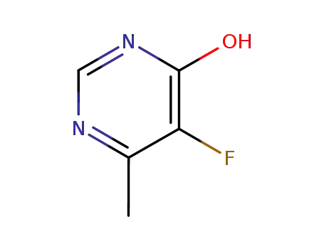Molecular Structure of 2145-53-1 (4-Pyrimidinol, 5-fluoro-6-methyl- (7CI,8CI))