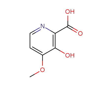 Molecular Structure of 210300-09-7 (3-Hydroxy-4-methoxypyridine-2-carboxylic acid)