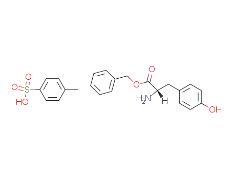 Molecular Structure of 53587-11-4 (L-Tyrosine benzyl ester p-toluenesulfonate)