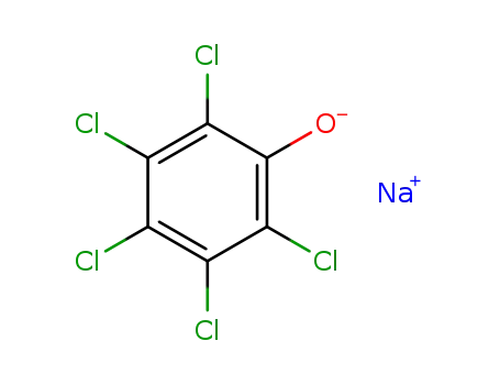 Molecular Structure of 131-52-2 (Sodium pentachlorophenolate)
