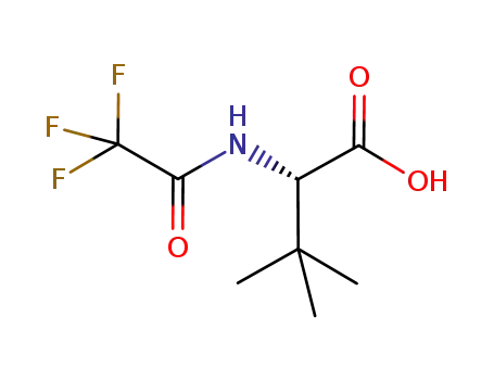 Molecular Structure of 666832-71-9 (N-trifluoroacetyl tert-leucine)