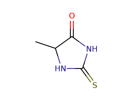 Molecular Structure of 33368-94-4 (4-Imidazolidinone,5-methyl-2-thioxo-(9CI))