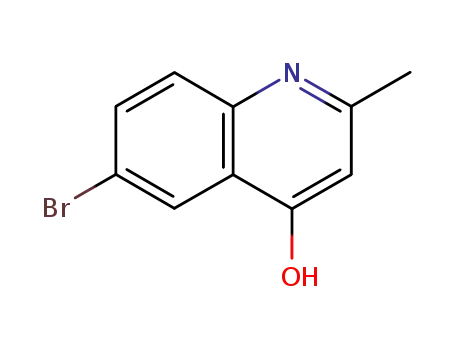 Molecular Structure of 103030-28-0 (6-BROMO-2-METHYL-4-QUINOLINOL)