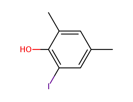 Molecular Structure of 90003-93-3 (2,4-DIMETHYL-6-IODOPHENOL)