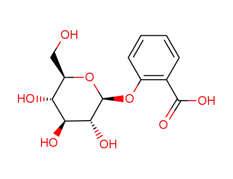 Molecular Structure of 10366-91-3 (Benzoic acid, 2-(beta-D-glucopyranosyloxy)-)