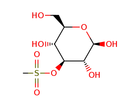 Molecular Structure of 61135-45-3 (3-O-(methylsulfonyl)hexopyranose)