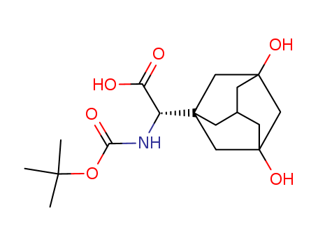 Tricyclo[3.3.1.13,7]decane-1-acetic acid, α-[[(1,1-diMethylethoxy)carbonyl]aMino]-3,5-dihydroxy-, (αS)-