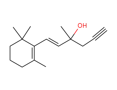 6-(2-methyl-6,6-dimethylcyclohex-1-en-1-yl)-3-methylhex-1-ene-5-yne-3-ol
