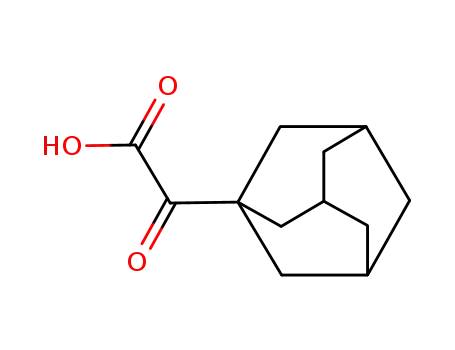 Molecular Structure of 16091-98-8 (oxo-tricyclo[3.3.1.1<sup>3,7</sup>]decan-1-yl-acetic acid)