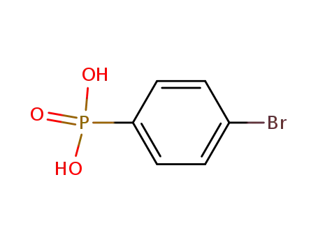 Molecular Structure of 16839-13-7 (4-Bromophenyl phosphonic acid, 98 %)