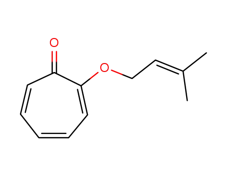 Molecular Structure of 50904-09-1 (2-<(-3-methyl-2-butenyl)oxy>tropone)