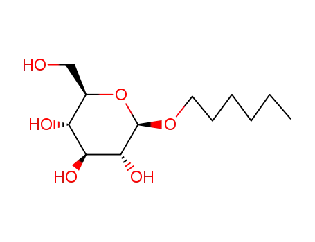 Molecular Structure of 59080-45-4 (HEXYL-BETA-D-GLUCOPYRANOSIDE)