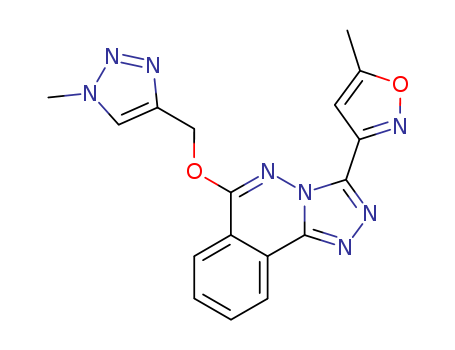 3-(5-METHYLISOXAZOL-3-YL)-6-[(1-METHYL-1H-1,2,3-TRIAZOL-4-YL)METHOXY][1,2,4]TRIAZOLO[3,4-A]PHTHALAZINE