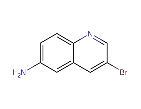 Molecular Structure of 7101-96-4 (3-Bromoquinolin-6-amine)
