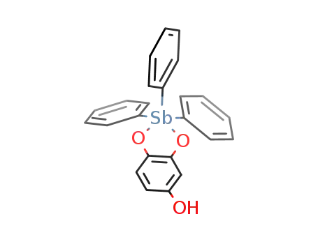 Molecular Structure of 187221-63-2 (triphenylantimony m-hydroxy-o-phenylenedioxide)