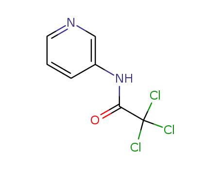 Molecular Structure of 82202-41-3 (Acetamide,2,2,2-trichloro-N-3-pyridinyl-)