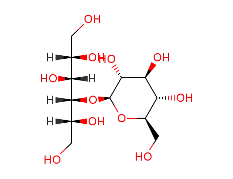 Molecular Structure of 535-94-4 (4-O-BETA-D-GLUCOPYRANOSYL-D-GLUCITOL)