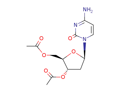 Molecular Structure of 65919-98-4 (3',5'-di-O-acetyl-2'-deoxycytidine)