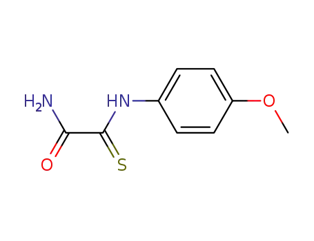 Molecular Structure of 71369-81-8 (Acetamide,2-[(4-methoxyphenyl)amino]-2-thioxo-)