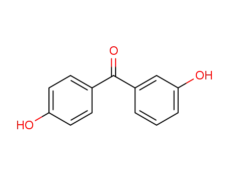 Molecular Structure of 611-81-4 (Methanone, (3-hydroxyphenyl)(4-hydroxyphenyl)-)