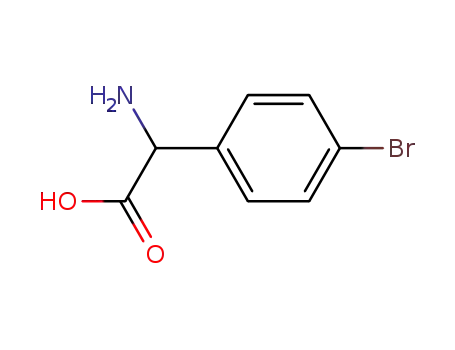 Molecular Structure of 71079-03-3 (2-AMINO-2-(4-BROMOPHENYL)ACETIC ACID)