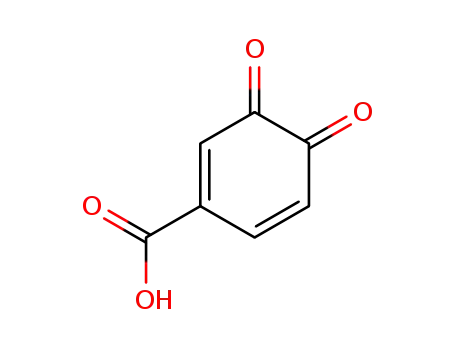 Molecular Structure of 75435-17-5 (1,5-Cyclohexadiene-1-carboxylicacid,3,4-dioxo-(7CI,9CI))