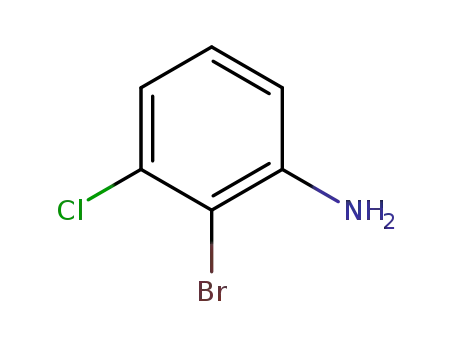 Molecular Structure of 96558-73-5 (2-Bromo-3-chloroaniline)
