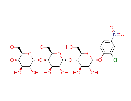 Molecular Structure of 118291-90-0 (2-chloro-4-nitrophenylmaltotrioside)
