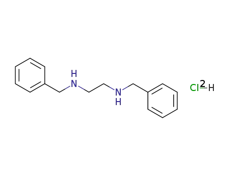 Molecular Structure of 3412-76-8 (N,N'-DIBENZYLETHYLENEDIAMINE DIHYDROCHLORIDE)