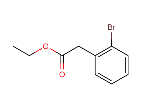 Molecular Structure of 2178-24-7 (Ethyl 2-(2-bromophenyl)acetate)