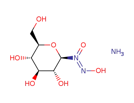 Molecular Structure of 878488-05-2 (ammonium 2-(β-D-glucopyranosyl)diazene-1-olate-2-oxide)
