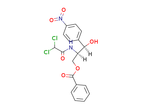 Acetamide,N-[1-[(benzoyloxy)methyl]-2-hydroxy-2-(4-nitrophenyl)ethyl]-2,2-dichloro-,[R-(R*,R*)]- (9CI)