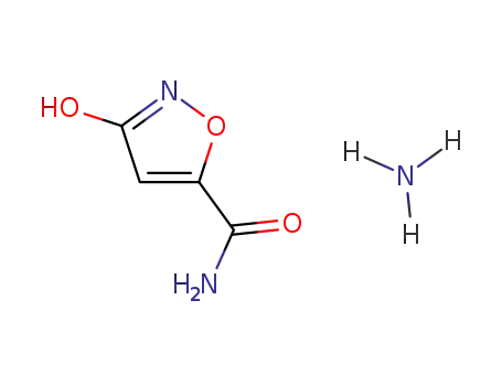 Molecular Structure of 81965-22-2 (Ammonium 5-(Carbamoyl)isoxazol-3-olate)