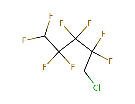 Molecular Structure of 755-21-5 (1,1,2,2,3,3,4,4-Octafluoro-5-chloropentane)