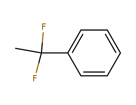 Molecular Structure of 657-35-2 (1,1-difluoro-ethyl-benzene)