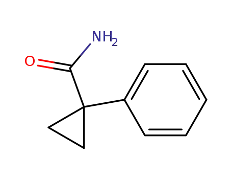 Molecular Structure of 6120-96-3 (Cyclopropanecarboxamide, 1-phenyl- (7CI,8CI,9CI))