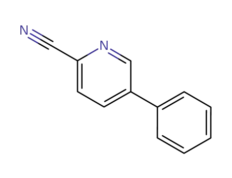 Molecular Structure of 39065-45-7 (5-PHENYLPYRIDINE-2-CARBONITRILE)