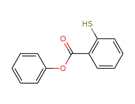 Molecular Structure of 15570-18-0 (phenyl 2-mercaptobenzoate)