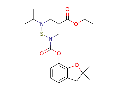 Molecular Structure of 82560-54-1 (8-Oxa-3-thia-2,4-diazadecanoicacid, 2-methyl-4-(1-methylethyl)-7-oxo-,2,3-dihydro-2,2-dimethyl-7-benzofuranyl ester)