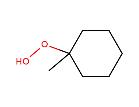 Molecular Structure of 4952-03-8 (1-Methylcyclohexyl hydroperoxide)