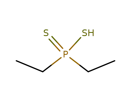 Molecular Structure of 866-54-6 (diethylphosphinodithioic acid)