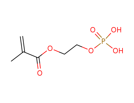 24599-21-1,ETHYLENE GLYCOL METHACRYLATE PHOSPHATE,Methacrylicacid, 2-hydroxyethyl ester dihydrogen phosphate (8CI);Ethylene glycol,dihydrogen phosphate methacrylate (8CI);2-(Methacryloyloxy)ethyl dihydrogenphosphate;2-Hydroxyethyl methacrylate acid phosphate;2-Hydroxyethylmethacrylate phosphate (1:1);2-Methacryloyloxyethyl acid phosphate;2-Methacryloyloxyethyl phosphate;2-Phosphoethyl methacrylate;Ethylene glycolmethacrylate phosphate;Ethylene glycol monomethacrylate monophosphate;Ethylene glycol phosphate methacrylate;Ethylene methacrylate phosphate;JAMP514;Kayamer PM 1;Kayarad PM 1;Light Acrylate P 1M;Light Ester P 1M;LightEster PM;MR 100;MR 100 (phosphate);Mono(2-methacryloyloxyethyl) acidphosphate;Mono(methacryloyloxyethyl) phosphate;Mono[2-(2-methyl-2-propenoyloxy)ethyl] phosphate;Mono[2-(methacryloyloxy)ethyl] phosphate;P 1M;PM 100;PM 100 (phosphate);Phosmer M;