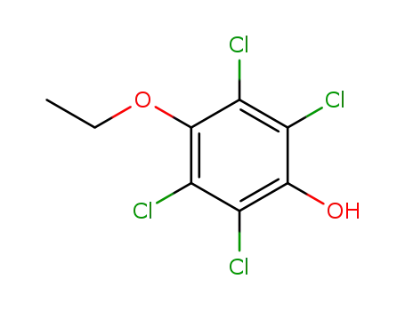 Molecular Structure of 65824-96-6 (Phenol, 2,3,5,6-tetrachloro-4-ethoxy-)