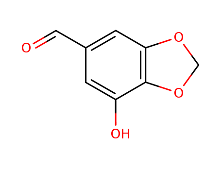 1,3-Benzodioxole-5-carboxaldehyde,7-hydroxy-