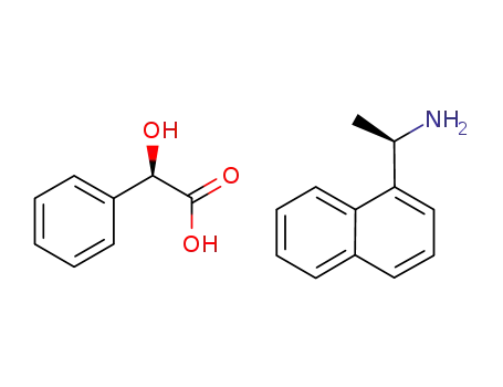 Molecular Structure of 1073144-62-3 ((1R)-1-(naphthalen-1-yl)ethanamine (R)-mandelate)