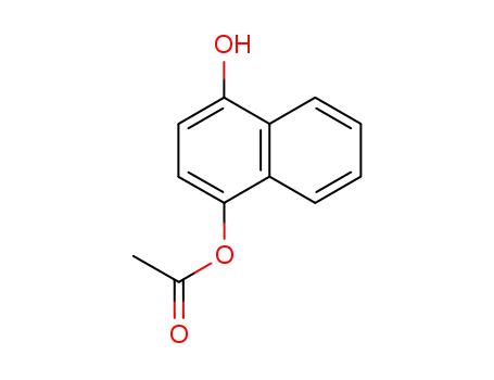Molecular Structure of 70662-30-5 (1-acetoxy-4-hydroxynaphthalene)