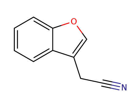 Molecular Structure of 52407-43-9 (1-BENZOFURAN-3-YLACETONITRILE)