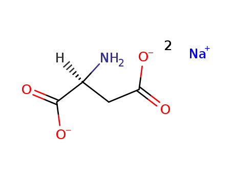 Molecular Structure of 5598-53-8 (Sodium L-aspartate)
