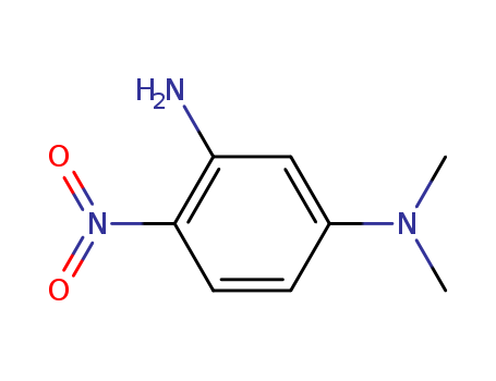 3-amino N,N-dimethyl 4-nitro aniline